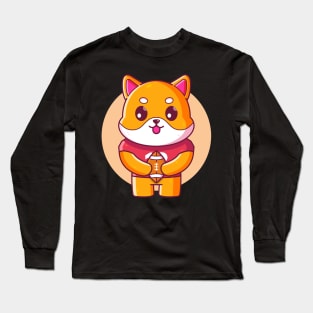 Shiba Inu Rugby American Football Long Sleeve T-Shirt